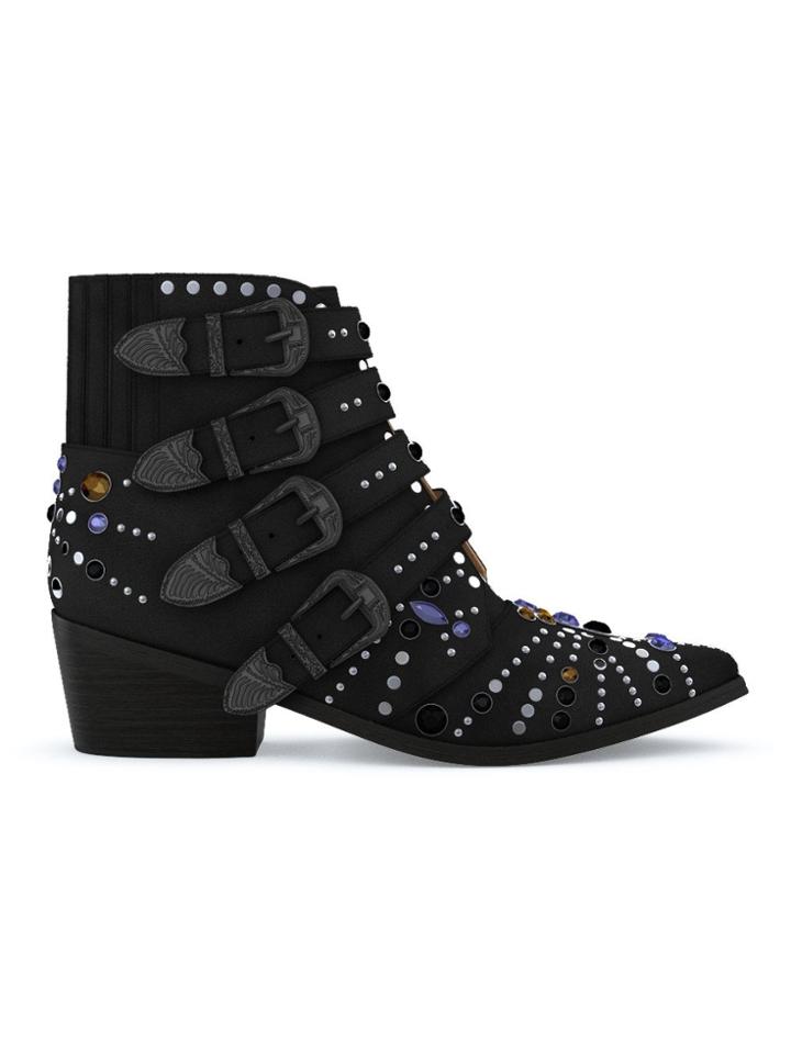 Toga Pulla Aj006 Elvis Boots - Black