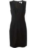 Dvf Diane Von Furstenberg V-neck Sleeveless Dress - Black
