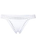 Kiini - Valentine Bikini Bottom - Women - Nylon/polyester/spandex/elastane - L, White, Nylon/polyester/spandex/elastane