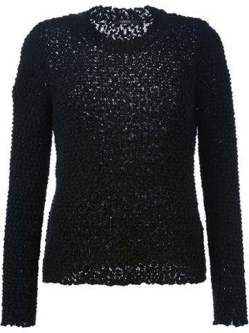 Odeeh Bouclé Knit Sweater, Women's, Size: 40, Black, Polyamide/merino