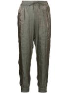 Marc Cain Pleated Trousers - Metallic