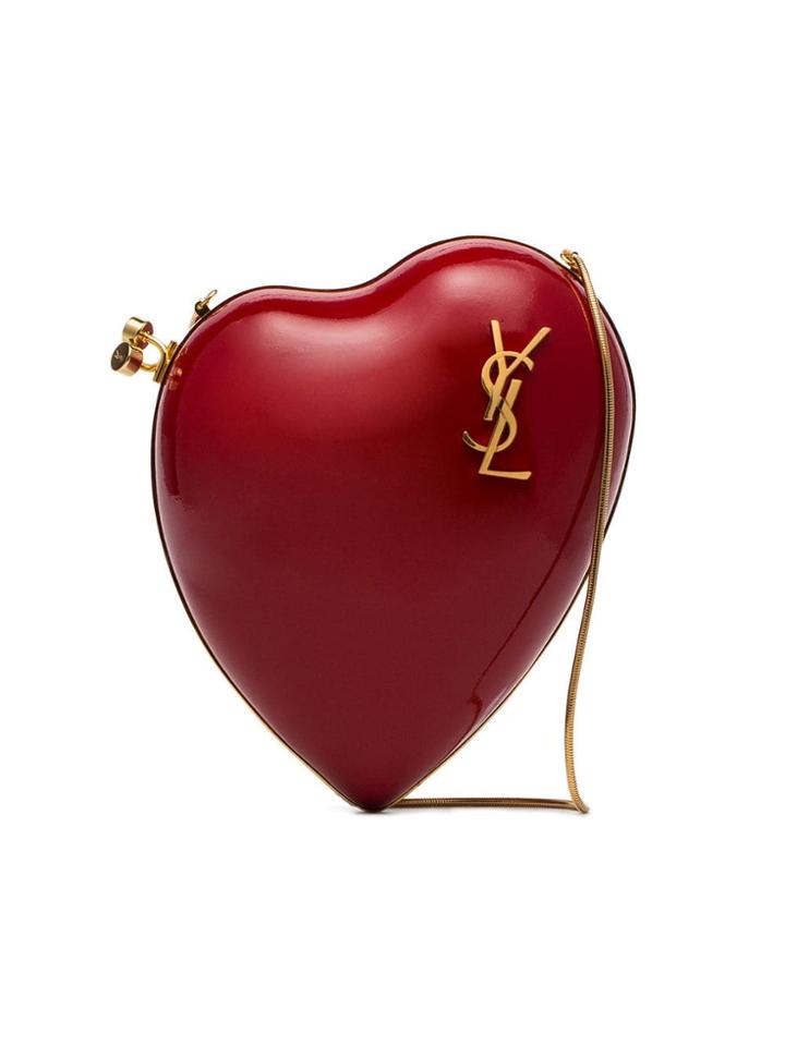 Saint Laurent Love Box Shoulder Bag - Red