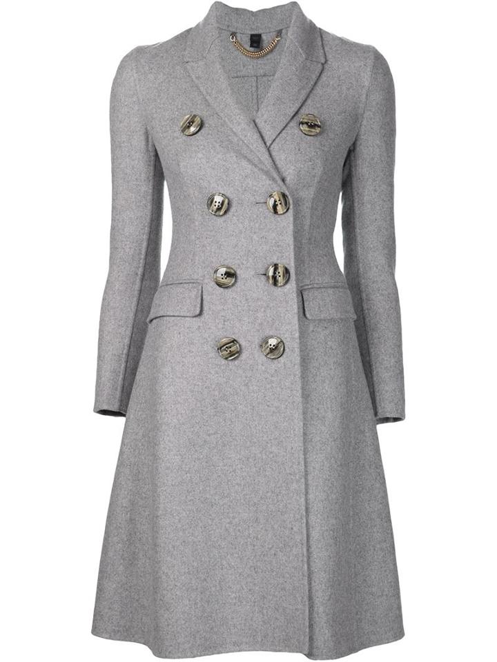 Burberry Prorsum Single Breasted Back Slit Coat