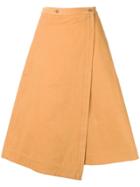 Acne Studios A-line Wrap Skirt - Yellow