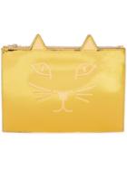 Charlotte Olympia Kitty Clutch - Metallic