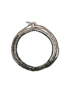 M. Cohen Beaded Layered Bracelet - Silver