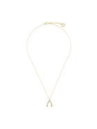 Nialaya Jewelry 'skyfall' Wishbone Necklace - Yellow & Orange