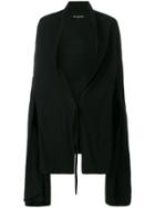 Ivan Grundahl Slit Sleeve Cape - Black