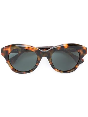 Dries Van Noten Eyewear Linda Farrow Gallery Sunglasses - Nude &