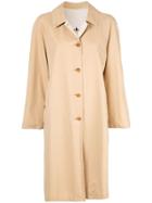 Burberry Pre-owned Long Sleeve Coat - Brown