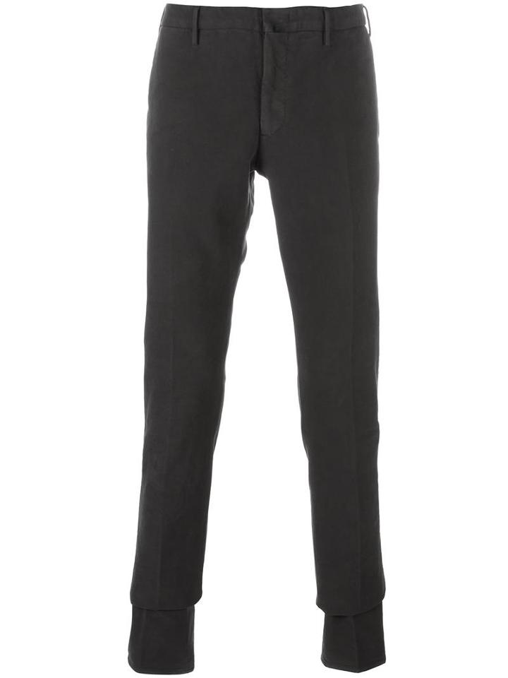 Incotex Skinny Trousers, Men's, Size: 46, Grey, Cotton/spandex/elastane