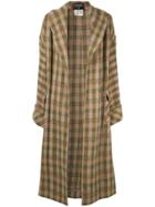 Chanel Pre-owned Long Sleeve Jacket Gown Coat - Brown