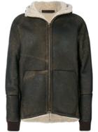 Salvatore Santoro Shearling Lined Jacket - Brown