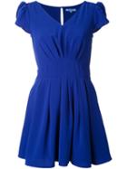 Guild Prime Petal-sleeve Mini Dress, Women's, Size: 34, Blue, Polyester