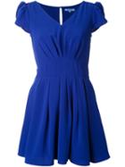 Guild Prime Petal-sleeve Mini Dress, Women's, Size: 34, Blue, Polyester