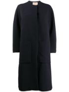 Roksanda Concealed Front Coat - Blue