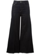Red Valentino Cropped Trousers, Women's, Size: 28, Blue, Cotton/polyester
