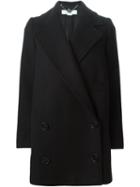 Stella Mccartney Double Breasted Coat, Women's, Size: 40, Black, Cotton/polyamide/rayon/wool