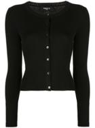 Paule Ka Longsleeved Fitted Cardigan - Black