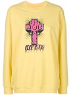 Adaptation Cross Print Sweatshirt - Yellow & Orange