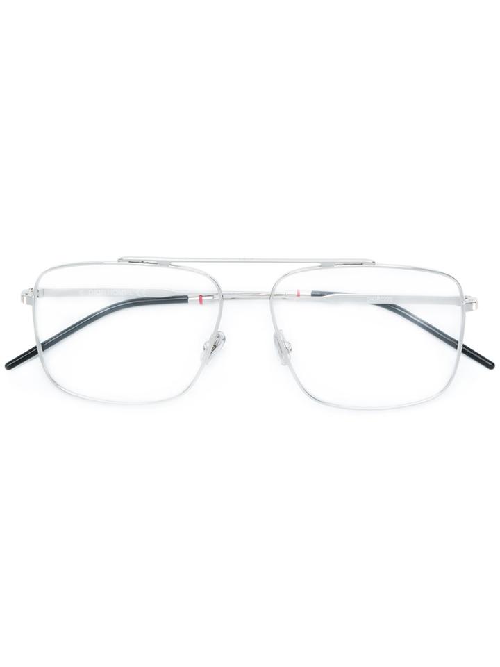 Dior Eyewear Aviator Frame Glasses - Metallic
