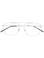 Dior Eyewear Aviator Frame Glasses - Metallic