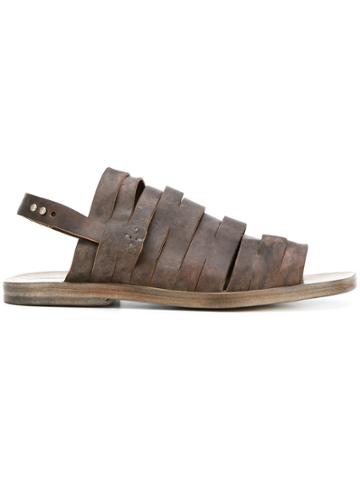 Dimissianos & Miller Strappy Sandals - Brown