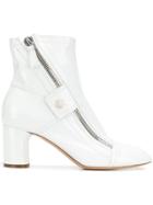 Casadei Selena Ankle Boots - White