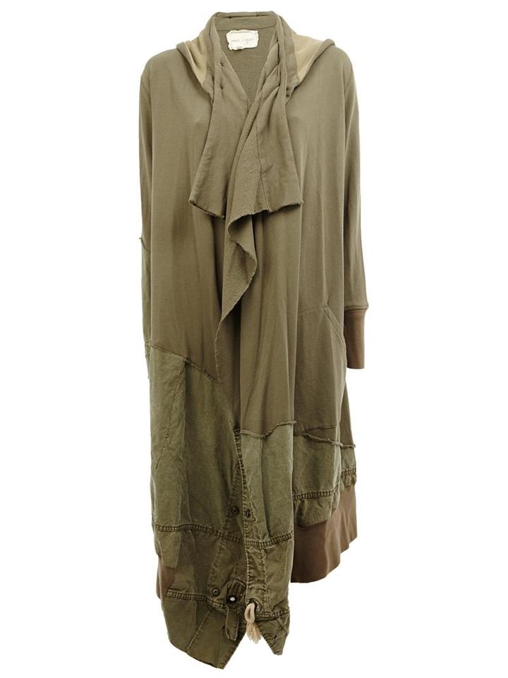 Greg Lauren Hooded Long Length Patchwork Jacket