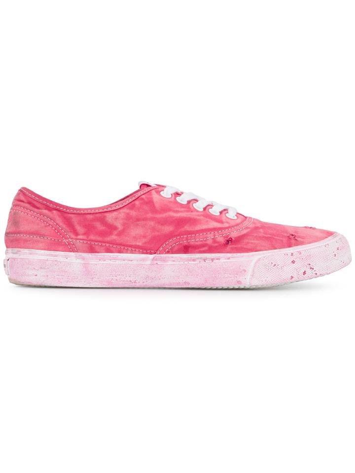 Yoshiokubo Damage Sneakers - Pink & Purple