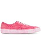 Yoshiokubo Damage Sneakers - Pink & Purple