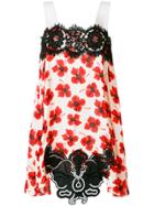 Fausto Puglisi Printed Lace Insert Dress - Multicolour