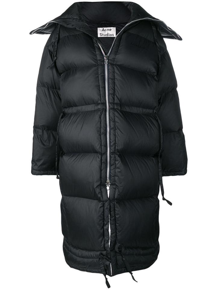 Acne Studios Down Filled Long Coat - Black