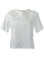 See By Chloé - Cut-out T-shirt - Women - Cotton/polyester - L, White, Cotton/polyester