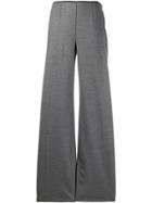 Forte Forte Flared Mid-rise Trousers - Grey