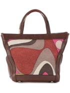 Emilio Pucci Vintage Abstract Pattern Tote - Brown