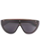 Dion Lee Grey Mono Sunglasses - Neutrals