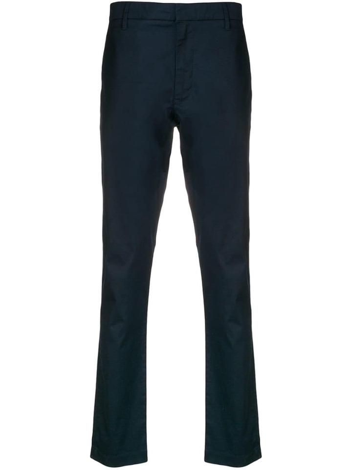 Emporio Armani Stretch-fit Chinos - Blue
