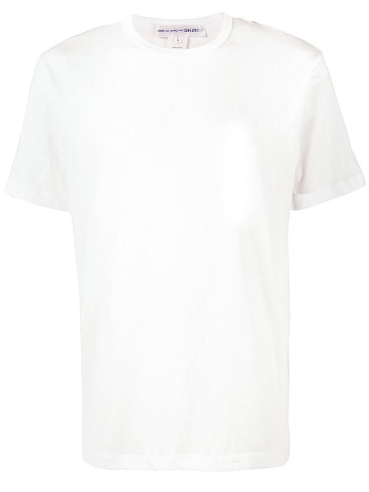 Comme Des Garçons Shirt - Logo White T-shirt - Men - Cotton - M, Cotton