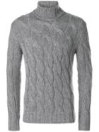 Roberto Collina Cashmere Turtleneck Sweater - Black