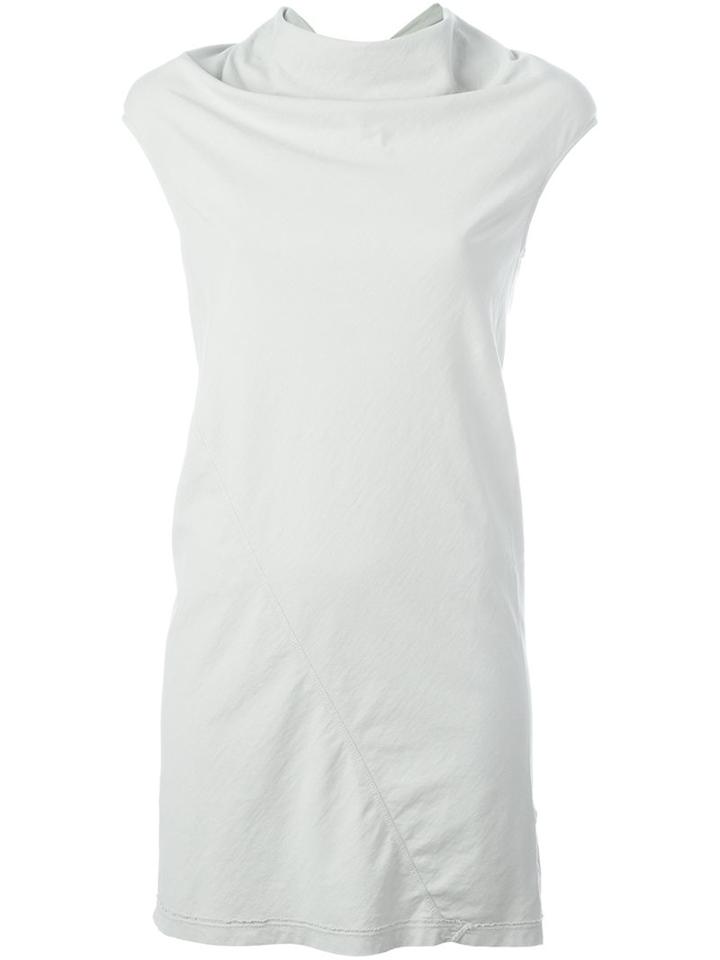 Rick Owens Drkshdw Draped Back Sleeveless Blouse, Women's, Size: Medium, Nude/neutrals, Cotton