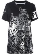 Philipp Plein 'power Team' T-shirt, Women's, Size: Medium, Black, Cotton