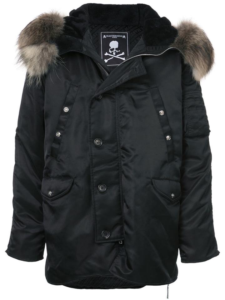 Mastermind Japan Hooded Parka - Black