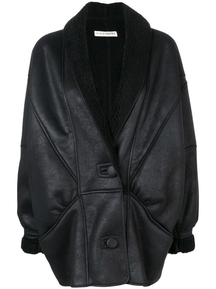 Nineminutes Nineminutes Theshearling Nero Natural (vegetable)->cotton