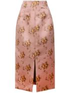 Brock Collection Floral Skirt - Brown
