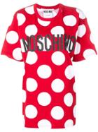 Moschino Polka Dot Logo T-shirt - Red