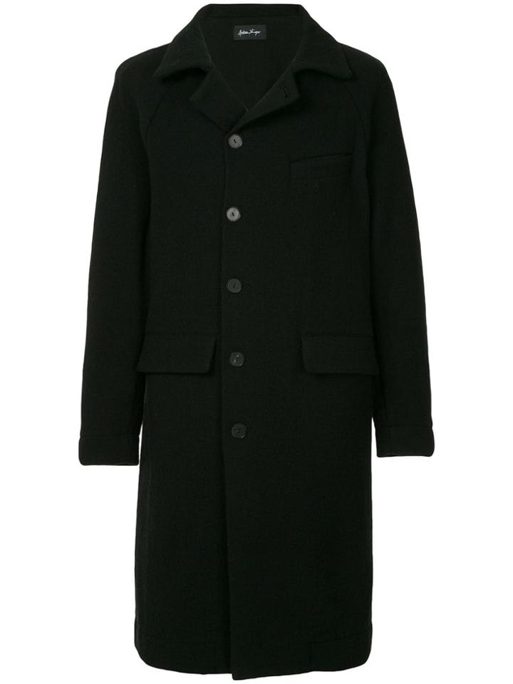 Andrea Ya'aqov Single Breasted Coat - Black