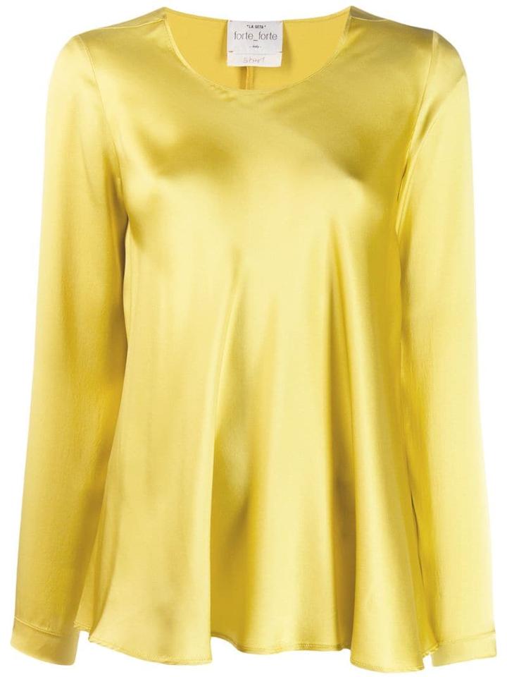 Forte Forte Satin Blouse - Yellow