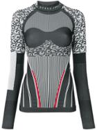 Adidas By Stella Mccartney Multi Pattern Sports Top - Grey
