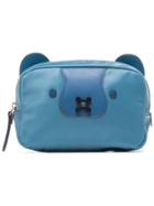 Anya Hindmarch Blue Husky Make Up Pouch